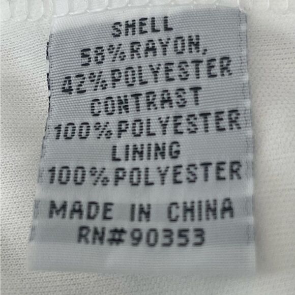 J Gee V Neck Lace Maxi Dress Size: Large Color: White - Picture 10 of 14